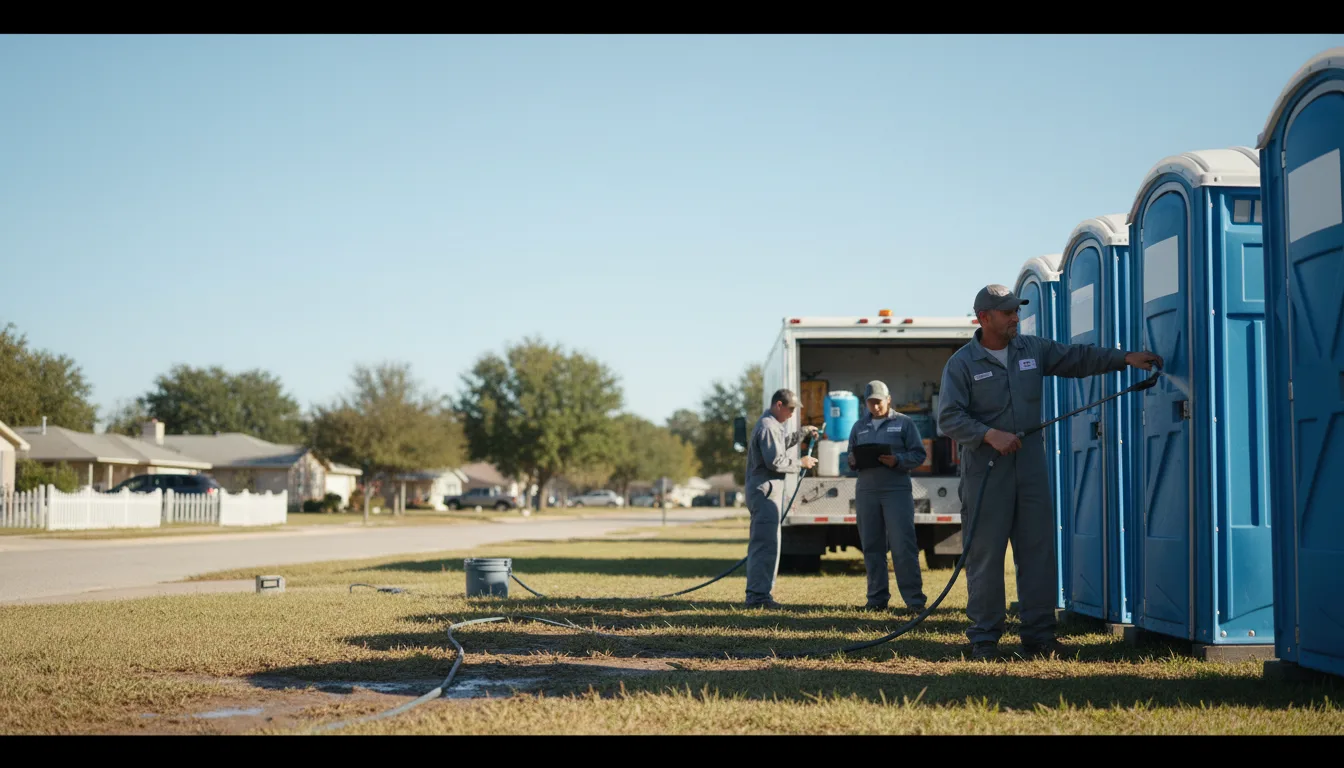 Long-Term Portable Toilet Rental in Perrin, TX near me